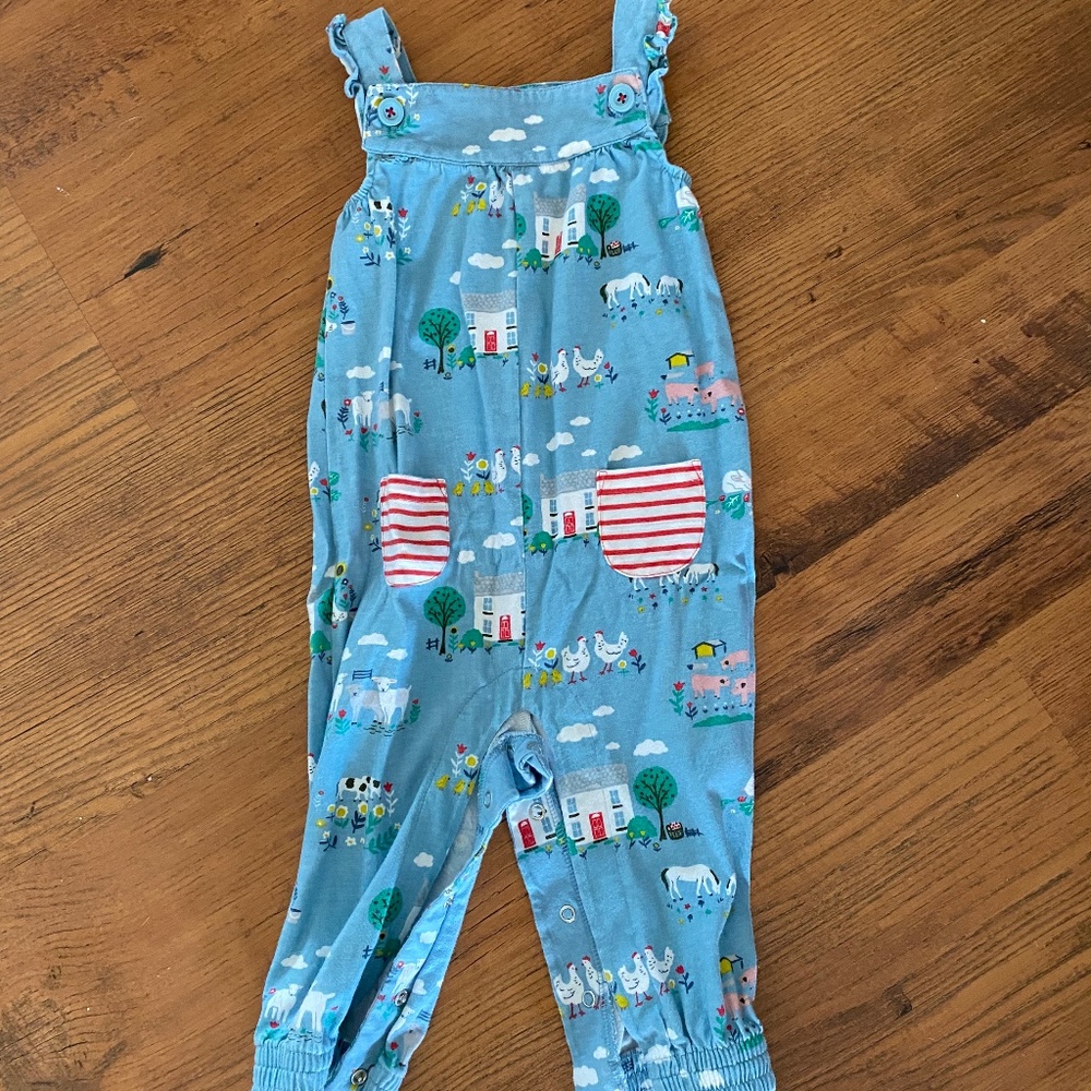 Baby Boden Farm Animal Overalls